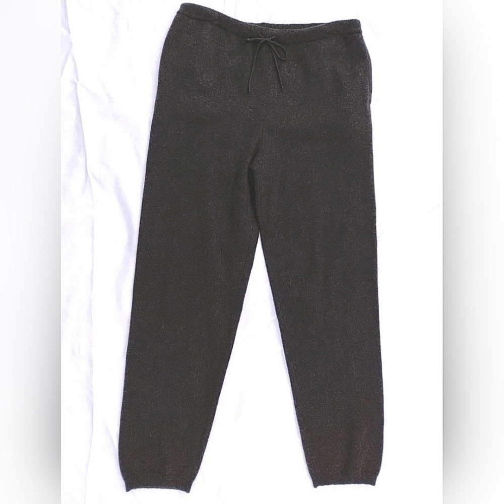 TSE Cashmere Dark Gray Pants Womens Drawstring Waist Lounge Wear Casual Sz S